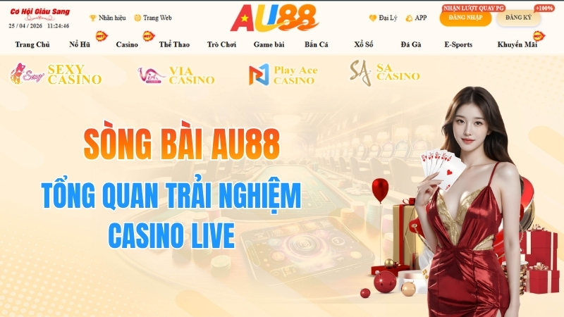Sòng Bài AU88 – Tổng Quan Trải Nghiệm Casino Live