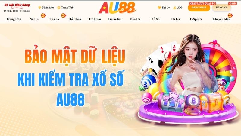 Bảo Mật Dữ Liệu Khi Kiểm Tra Xổ Số AU88